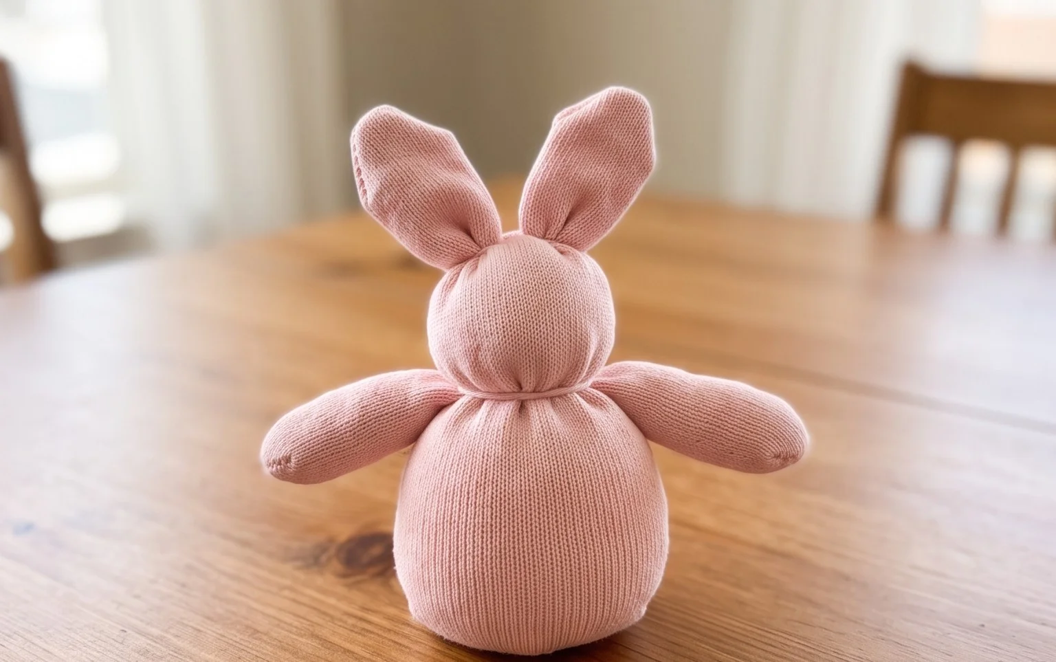 Easy No-Sew Sock Easter Bunny Origami: Step-by-Step