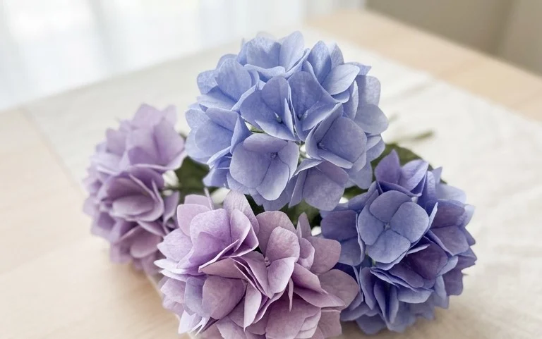 Easy Coffee Filter Hydrangea Origami Tutorial